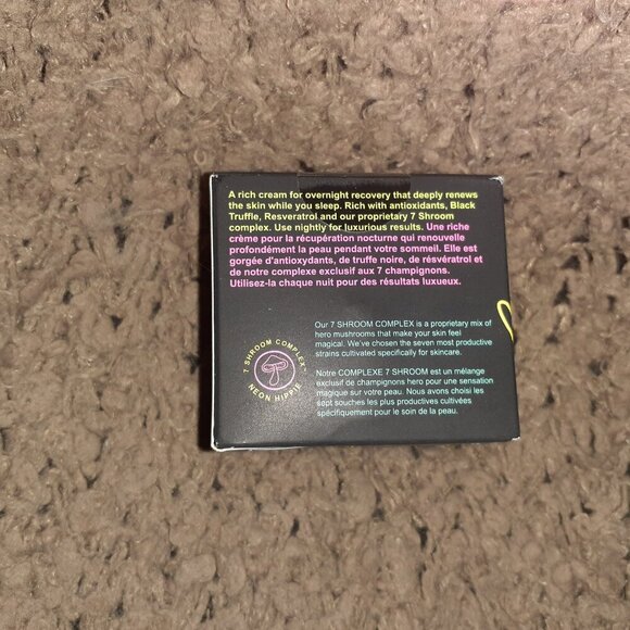 NEON HIPPIE-Nite Brite Night Cream-Black Truffle-1.7fl.oz-50ml-NEW/SEALED IN BOX - Picture 4 of 7